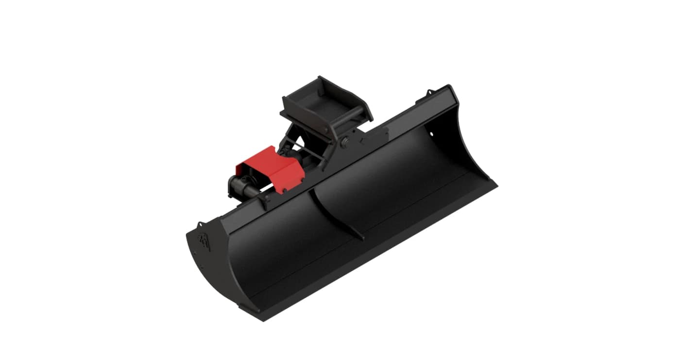 Tilting ditch cleaning bucket